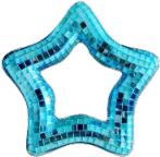 blue star outline
